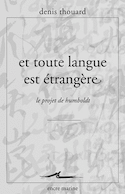 Et toute langue est étrangère